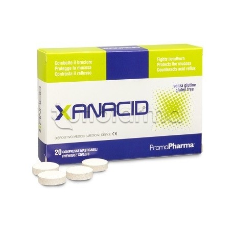 Xanacid per Irritazione Gastrica 20 Compresse Masticabili Xanacid per Irritazione Gastrica 20 Compresse Masticabili
