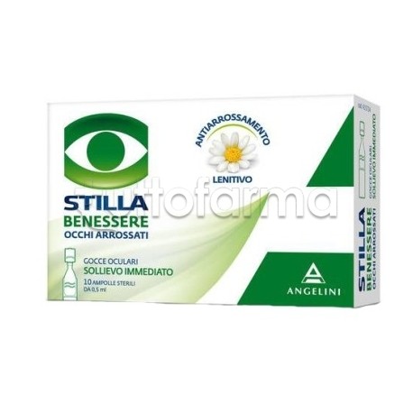 Stilla Benessere per Occhi Arrossati 10 Ampolle da 0,5ml Stilla Benessere per Occhi Arrossati 10 Ampolle da 0,5ml