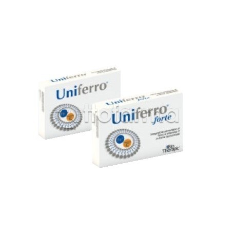 Uniferro Forte Integratore di Ferro 30 Capsule Uniferro Forte Integratore di Ferro 30 Capsule