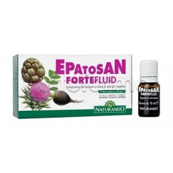 Naturando Epatosan Forte Fluid Integratore per Fegato 10 Flaconcini 