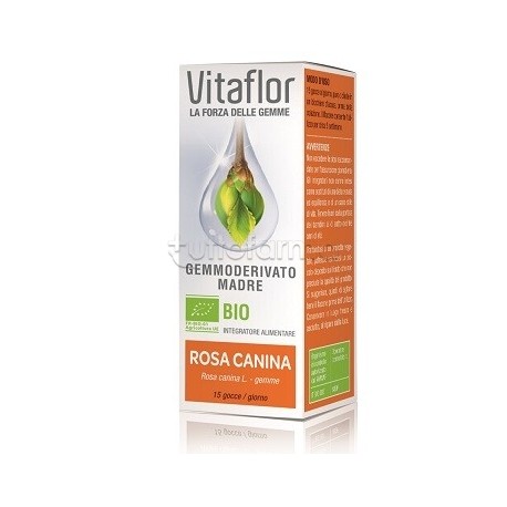 Vitaflor Rosa Canina Bio per Difese Immunitarie 15ml Vitaflor Rosa Canina Bio per Difese Immunitarie 15ml