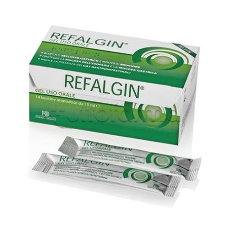 Farma-Derma Refalgin Gel Soluzione per Reflusso Gastrico 14 Bustine