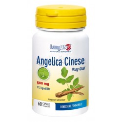 Longlife Angelica Cinese Disturbi Ciclo Mestruale e Menopausa 60 Capsule barattolo Longlife Angelica Cinese Disturbi Ciclo Mestruale e Menopausa 60 Capsule barattolo