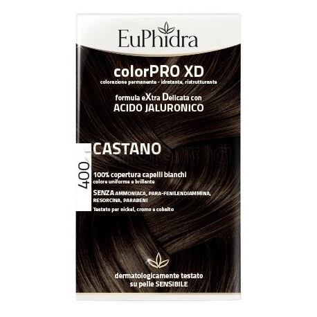 Euphidra ColorPro XD Tinta per Capelli Colore 400 Castano