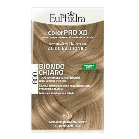 Euphidra ColorPro XD Tinta per Capelli Colore 800 Biondo Chiaro