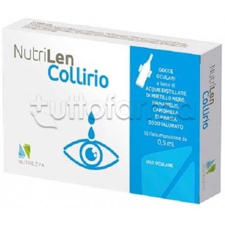 Nutrilen Collirio per Discomfort Oculare 10 Flaconcini Monodose 0,5ml Nutrilen Collirio per Discomfort Oculare 10 Flaconcini Monodose 0,5ml