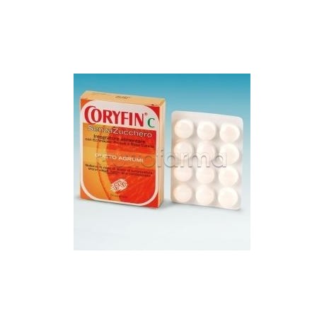 Coryfin C Senza Zuccheri Agrumi Integratore Vie Respiratorie 24 Caramelle Coryfin C Senza Zuccheri Agrumi Integratore Vie Respiratorie 24 Caramelle