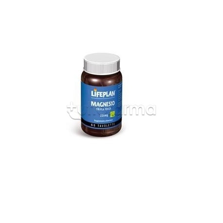 Magnesio Tripla Forza Lifeplan per Benessere Muscolare e Sistema Nervoso 60 Tavolette Magnesio Tripla Forza Lifeplan per Benessere Muscolare e Sistema Nervoso 60 Tavolette