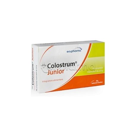 Ard Colostrum Junior integratore per difese immunitarie bambini 16 compresse masticabili Ard Colostrum Junior integratore per difese immunitarie bambini 16 compresse masticabili