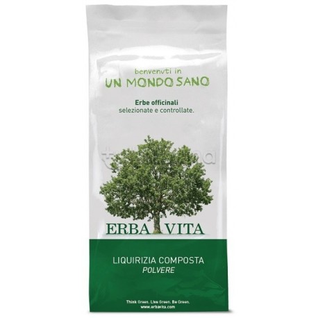 Erba Vita Liquirizia Composto in Polvere Tisana Integratore Lassativo 100g Erba Vita Liquirizia Composto in Polvere Tisana Integratore Lassativo 100g