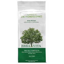 Erba Vita Malva Composta Tisane per Vie Respiratorie 100g Erba Vita Malva Composta Tisane per Vie Respiratorie 100g