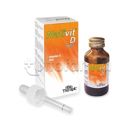 Nativit D gocce per Sviluppo Ossa e Sistema Immunitario 15ml Nativit D gocce per Sviluppo Ossa e Sistema Immunitario 15ml