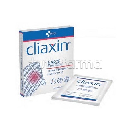 Cliaxin Garza per Ferite e Lesioni 10 Garze 10x10cm Cliaxin Garza per Ferite e Lesioni 10 Garze 10x10cm