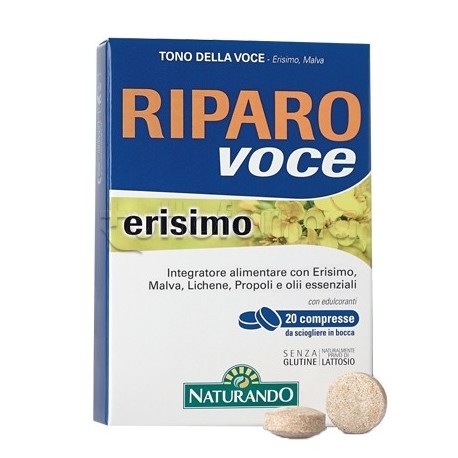 Riparo Voce Erisimo Integratore per Gola 20 Compresse