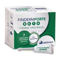 Finderm Forte Beta Crema Vaginale Protettiva 7 Applicatori Monodose 5g