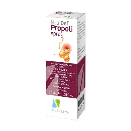Nutridef Spray Propoli per Benessere della Gola 30ml Nutridef Spray Propoli per Benessere della Gola 30ml
