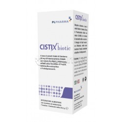 Scatola con Cistix Biotic Integratore per Vie Urinarie 7 Bustine