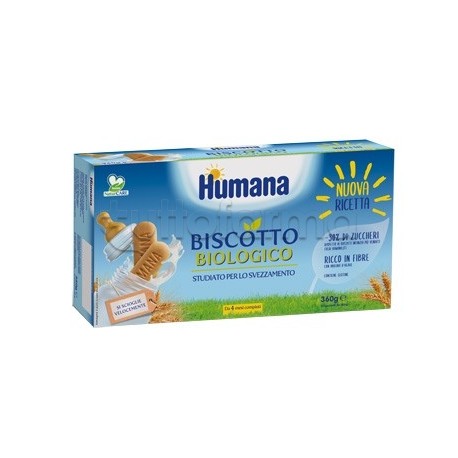 Humana Biscotto Baby Bio per Bambini 2 Sacchetti