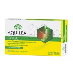 Aquilea Gola Integratore per Vie Respiratorie 20 Compresse Orosolubili