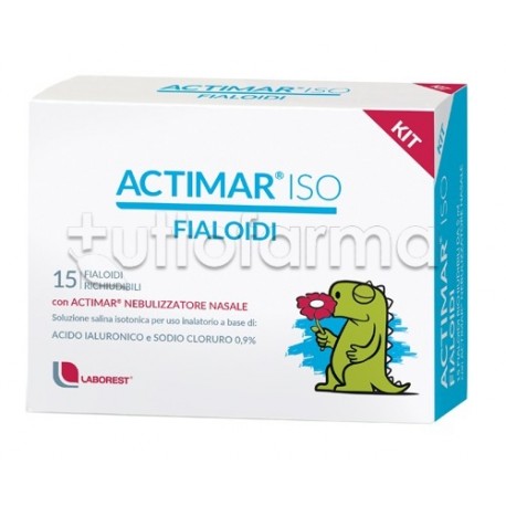 Actimar Iso Fialoidi Kit per Igiene e Idratazione Nasale 15 Fialoidi da 5 ml Actimar Iso Fialoidi Kit per Igiene e Idratazione Nasale 15 Fialoidi da 5 ml