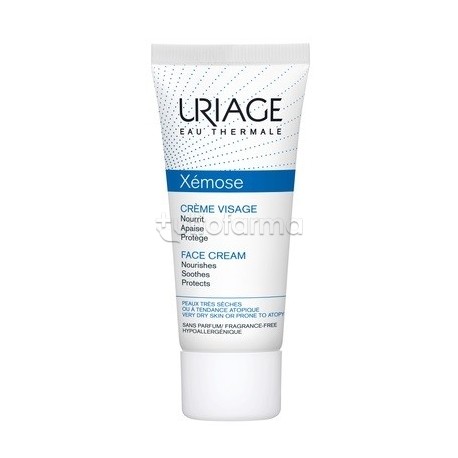 Uriage Xemose C8+ Crema Viso Nutriente e Idratante per Pelle Secca 40ml Uriage Xemose C8+ Crema Viso Nutriente e Idratante per Pelle Secca 40ml