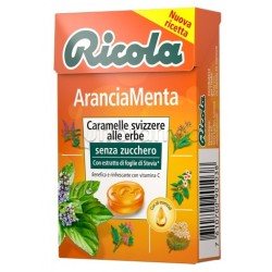 Ricola AranciaMenta Caramelle Svizzere alle Erbe Senza Zucchero Ricola AranciaMenta Caramelle Svizzere alle Erbe Senza Zucchero