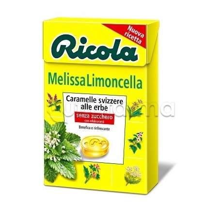 Ricola Melissa Limoncella Caramelle Svizzere alle Erbe Senza Zucchero Ricola Melissa Limoncella Caramelle Svizzere alle Erbe Senza Zucchero