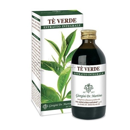 Dr Giorgini Tè Verde Estratto Integrale per Metabolismo 200ml Dr Giorgini Tè Verde Estratto Integrale per Metabolismo 200ml