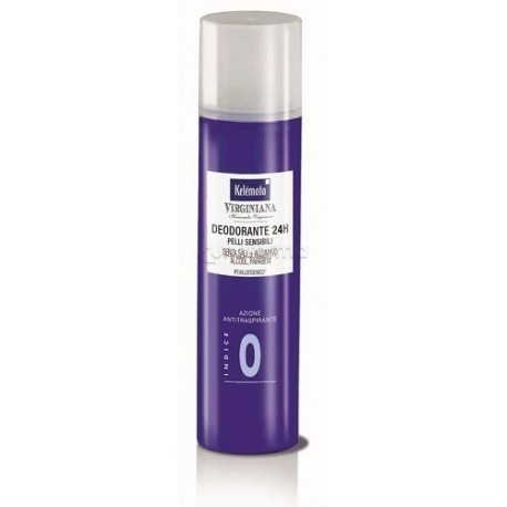 Deodorante spray 0 Kelémata Virginiana per Pelli Sensibili 100 ml Deodorante spray 0 Kelémata Virginiana per Pelli Sensibili 100 ml