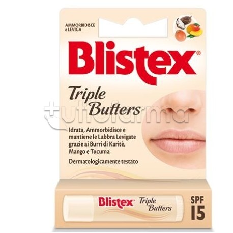 Blistex Triple Butters Stick Labbra Idratante 4g Blistex Triple Butters Stick Labbra Idratante 4g