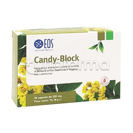 Eos Candy-Block integratore per benessere intestinale e difese immunitarie 30 capsule