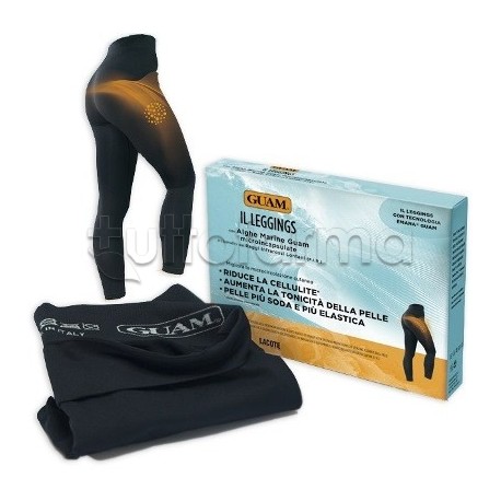 Guam Leggings S-M 42-44 per Cellulite e Tonificazione Taglia S-M