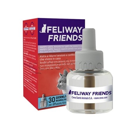 Feliway Friends Ricarica Diffusore per Tensioni tra Gatti 48ml Feliway Friends Ricarica Diffusore per Tensioni tra Gatti 48ml