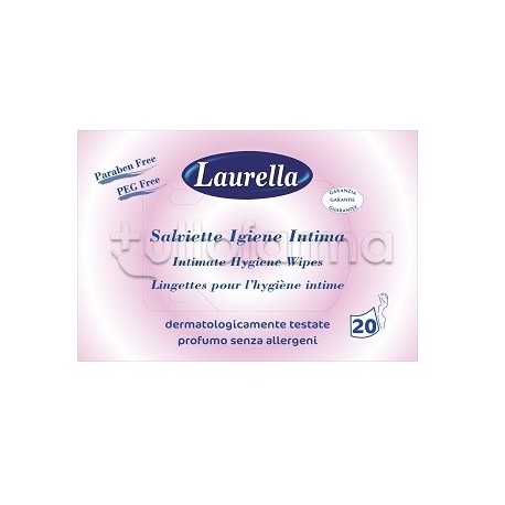Laurella Salviette Intime Detergenti 20 Pezzi - TuttoFarma
