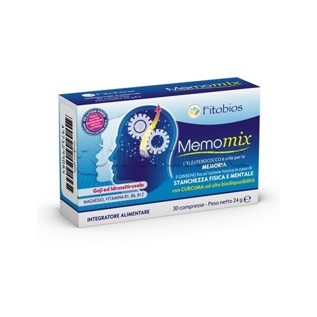 Memo Mix per Memoria e Funzioni Cognitive 30 Compresse Memo Mix per Memoria e Funzioni Cognitive 30 Compresse