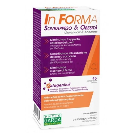 Informa Sovrappeso & Obesità per controllo peso e carboidrati 45 Compresse