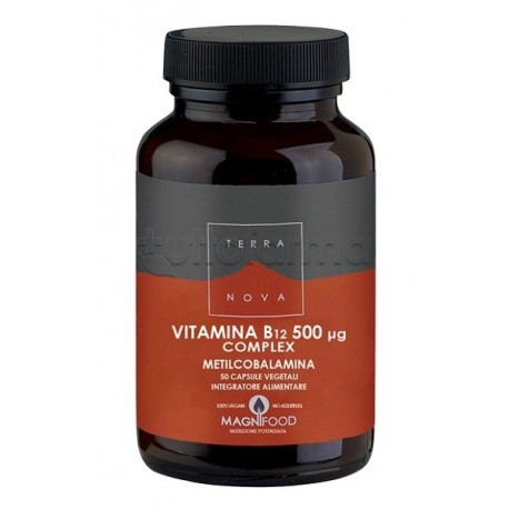 Terranova Vitamina B12 Complex Integratore Vitaminico 50 Capsule