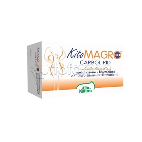 Kitomagro 1000 Carbolipid integratore per controllo peso e metabolismo 45 compresse Kitomagro 1000 Carbolipid integratore per controllo peso e metabolismo 45 compresse