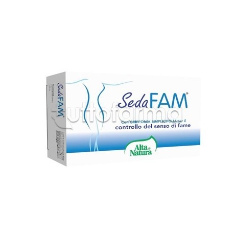 Sedafam integratore per controllo fame e metabolismo 30 compresse Sedafam integratore per controllo fame e metabolismo 30 compresse