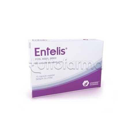 Entelis Integratore per Benessere Intestinale 15 Capsule Entelis Integratore per Benessere Intestinale 15 Capsule