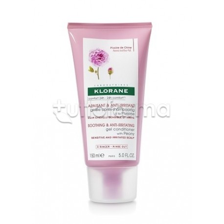 Klorane Gel Dopo Shampoo alla Peonia lenitivo per cuoio capelluto sensibile 150 ml Klorane Gel Dopo Shampoo alla Peonia lenitivo per cuoio capelluto sensibile 150 ml