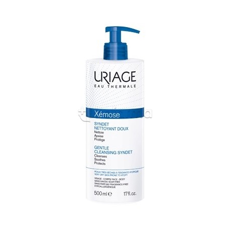 Uriage Xemose C8+ Syndet Detergente per Pelle Secca 500ml Uriage Xemose C8+ Syndet Detergente per Pelle Secca 500ml