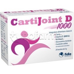 Cartijoint D 1000 Integratore per Ossa 20 Bustine