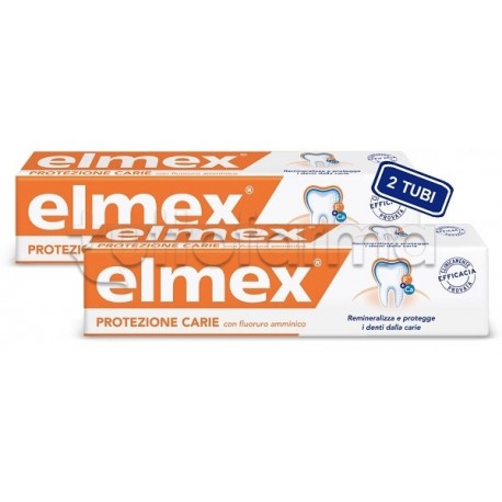 Elmex Protezione Carie Dentifricio 2 Pezzi