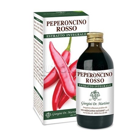 Dr Giorgini Peperoncino Rosso Estratto Integrale per Circolazione 200ml Dr Giorgini Peperoncino Rosso Estratto Integrale per Circolazione 200ml