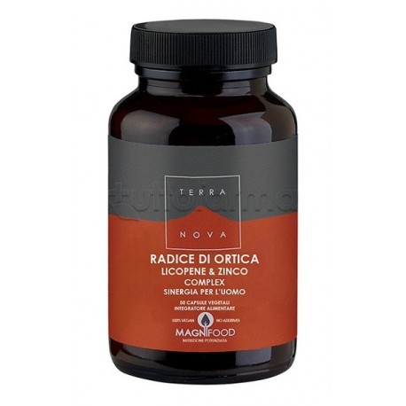 Terranova Radice Ortica e Zinco Complex Integratore Uomo Vie Urinarie 50 Capsule Terranova Radice Ortica e Zinco Complex Integratore Uomo Vie Urinarie 50 Capsule