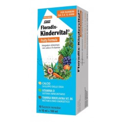 Confezione con Salus Floradix Kindervital Integratore Ricostituente 10 Flaconcini x10ml Confezione con Salus Floradix Kindervital Integratore Ricostituente 10 Flaconcini x10ml