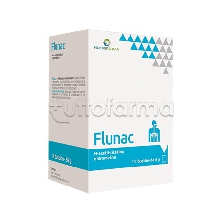 Flunac Integratore per le Vie Respiratorie 14 Bustine Flunac Integratore per le Vie Respiratorie 14 Bustine