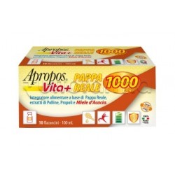Foto di Apropos Vita+ Pappa Reale 1000mg 10 Flaconcini da 10ml Foto di Apropos Vita+ Pappa Reale 1000mg 10 Flaconcini da 10ml
