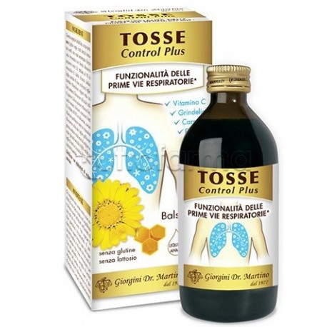 Dr. Giorgini Tosse Control Plus Sciroppo per la Tosse 200ml Dr. Giorgini Tosse Control Plus Sciroppo per la Tosse 200ml